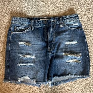 Kancan Distressed Jean Shorts - Size 9/28